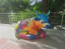 Arte em Cachoeiro: uma vaca colorida encanta o centro da cidade